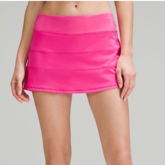 lululemon athletica Dresses & Skirts - Lululemon Pace Rival Run Skirt | Sonic Pink | Size 8 (Sold Out Color!)